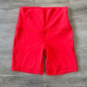Lululemon Align Shorts Love Red Sz 4